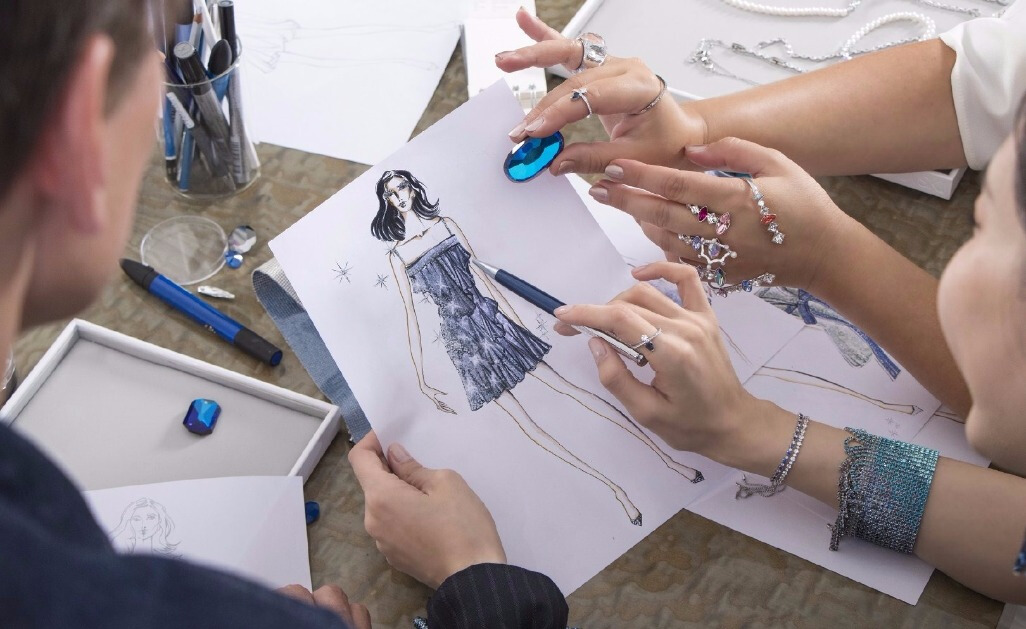 施华洛世奇幸运钥匙项链,施华洛世奇无尽爱意项链