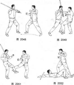 防身术防直拳,掌棍防身术