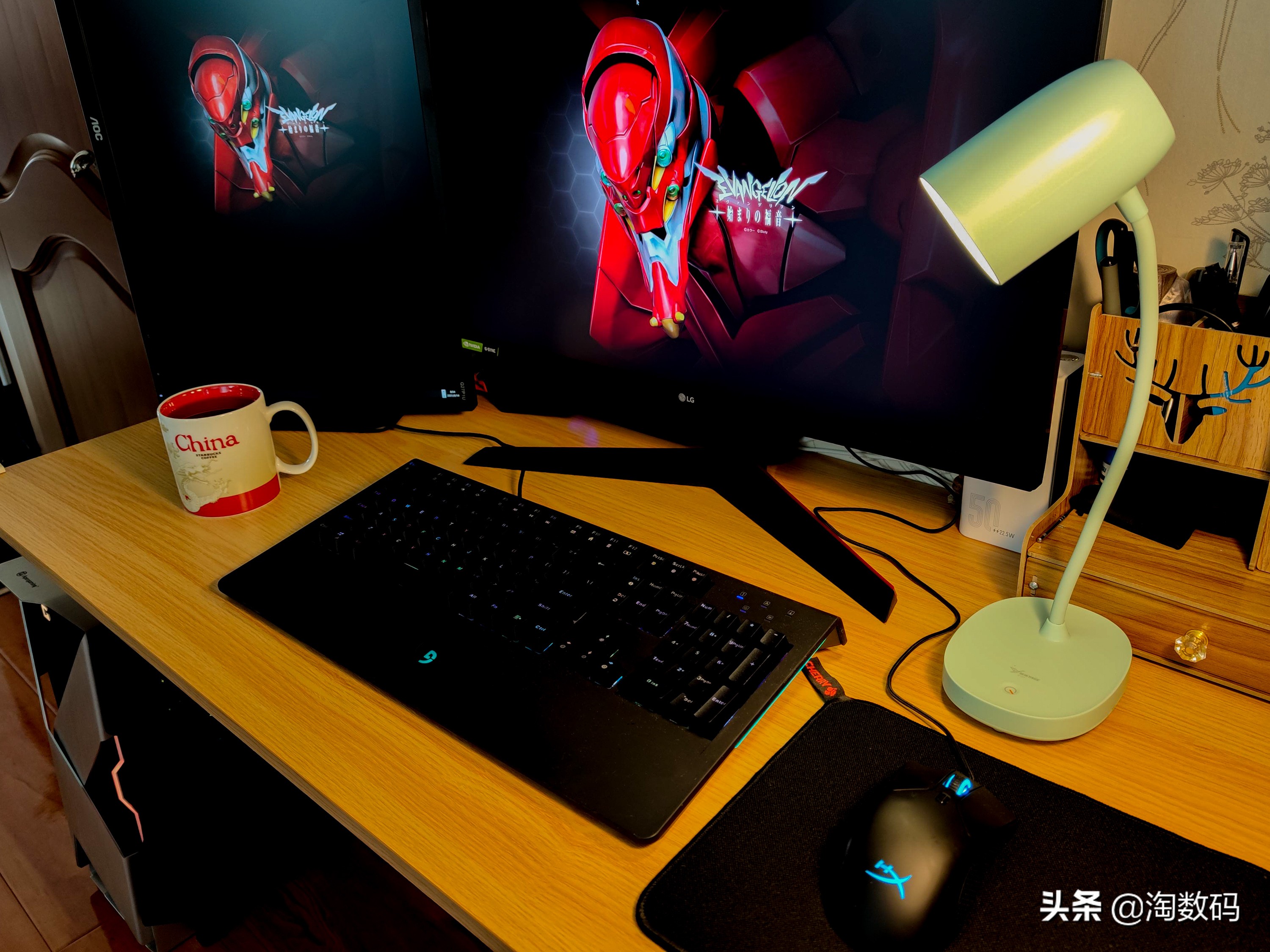 消费降级：3色温无极调光，￥14块9充电式LED学习小台灯晒单简评