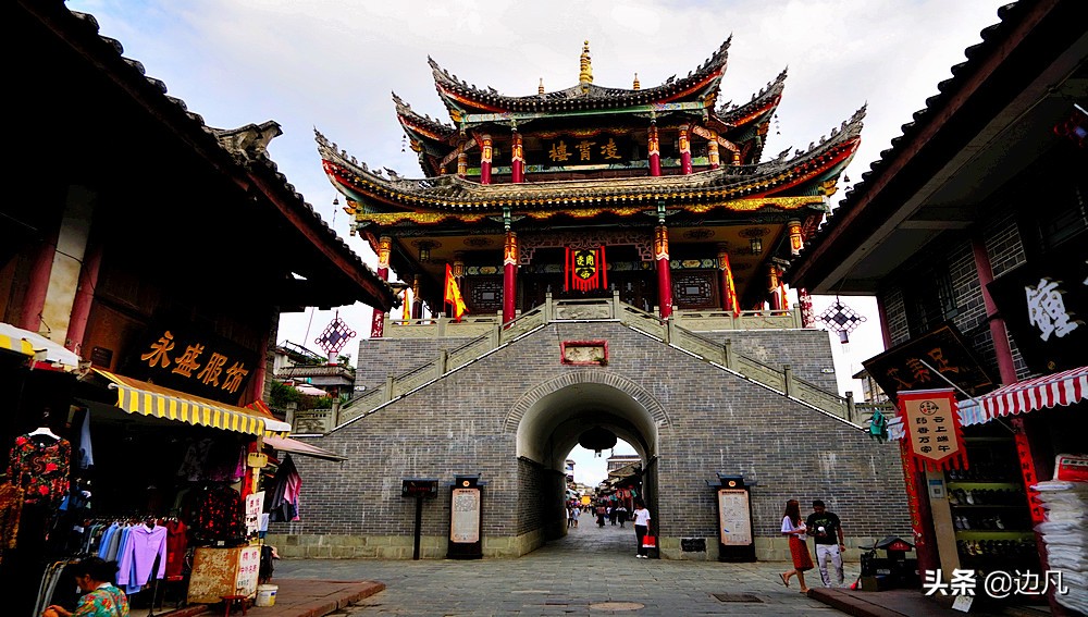 漫步沱江边,四川会理古城视频