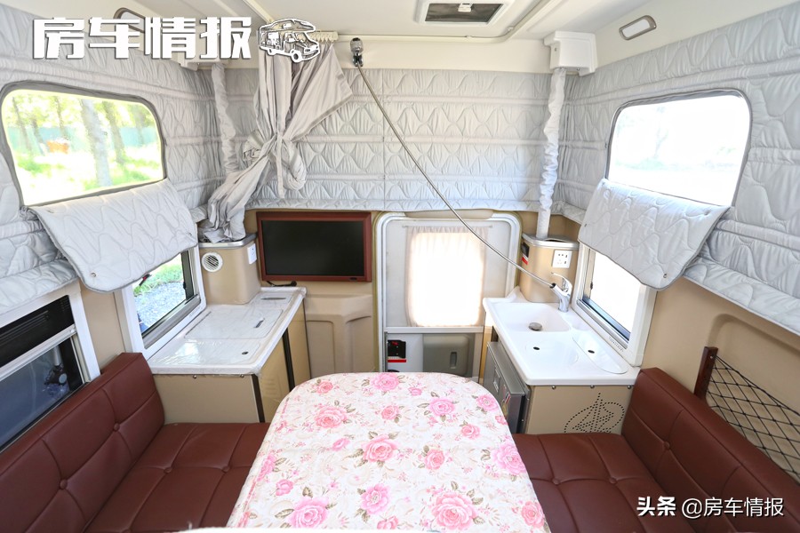 单排四驱自动挡皮卡c型房车测评,d-max单排升顶皮卡房车