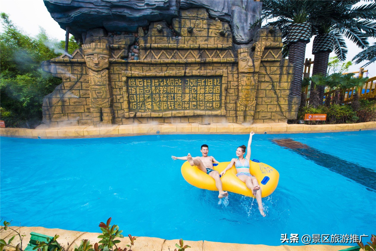 天目湖水世界晚上视频,游玩天目湖水世界