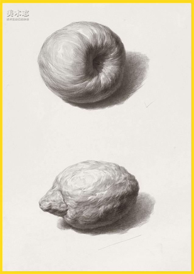 素描常见水果,适合新手的100幅素描画蔬菜水果