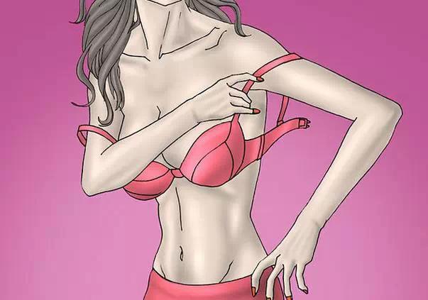 胸罩的正确穿戴过程演示,这才是真正的正确穿衣方式