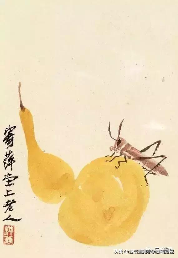齐白石葫芦精品图片,齐白石葫芦国画