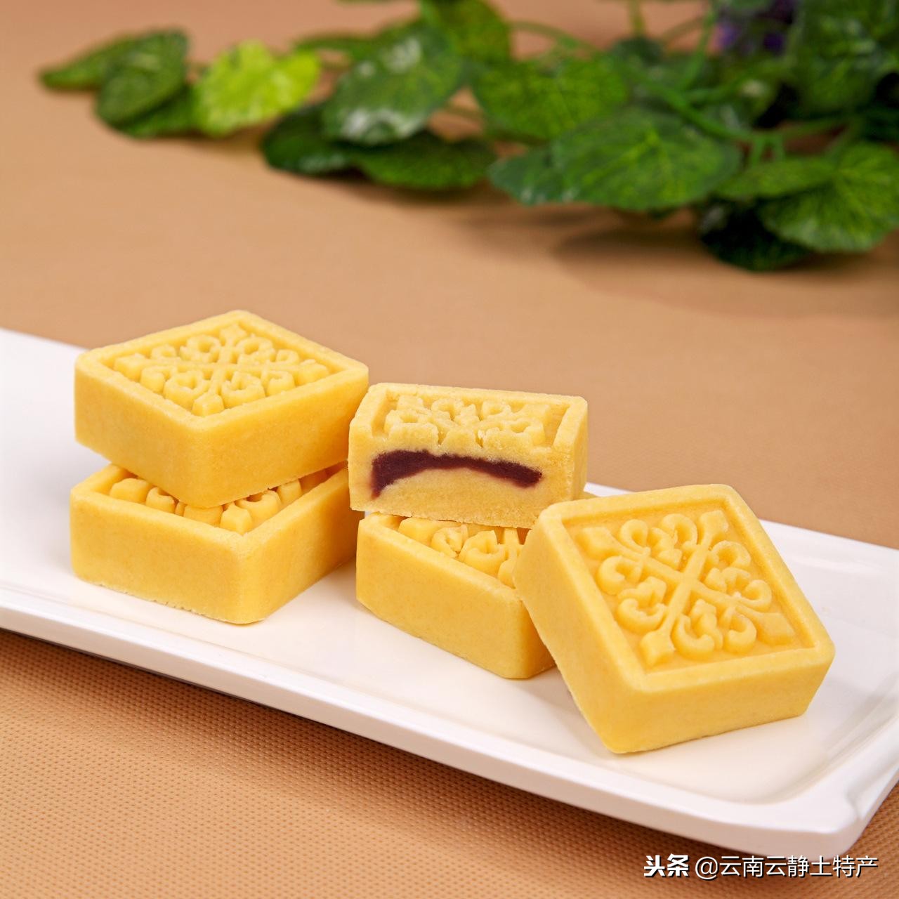 会泽绿豆糕,云南昭通绿豆糕做法