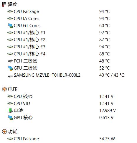 联想拯救者y7000p如何看温度,联想拯救者y7000p温度多少正常
