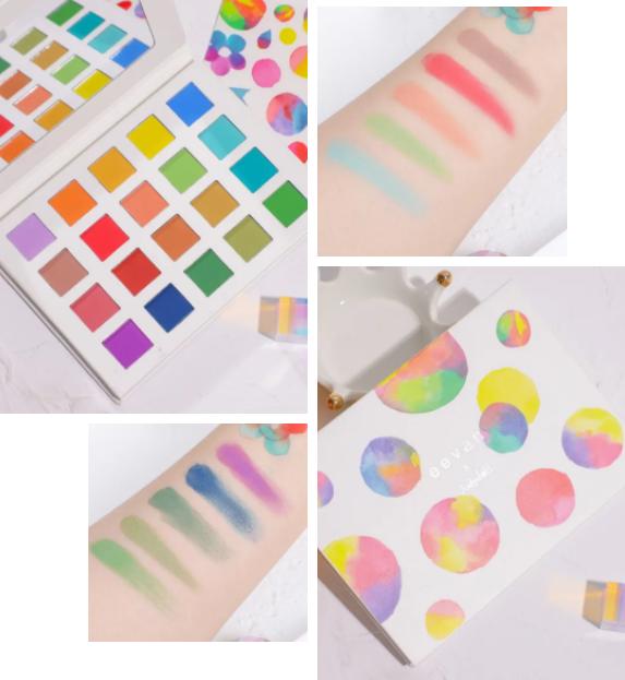 橘朵粉霜腮红测评,橘朵试色底妆