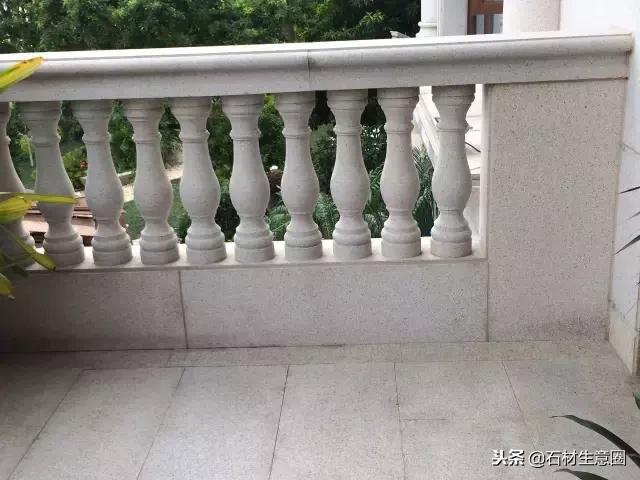 100种石材栏杆图片大全,汉白玉石柱栏杆多少钱一米