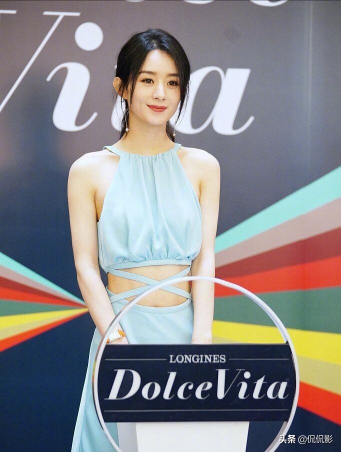 赵丽颖腰细是什么样子,赵丽颖腰好细