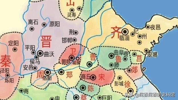 春秋时代的诸侯国有多大,春秋170个诸侯国名单