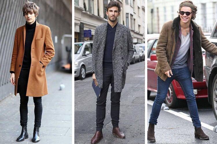 切尔西高筒靴男生,偷穿女朋友的鞋子