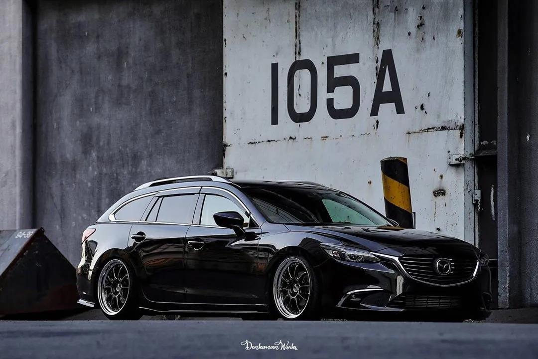 阿特兹轮毂改装案例,马自达阿特兹改装案例