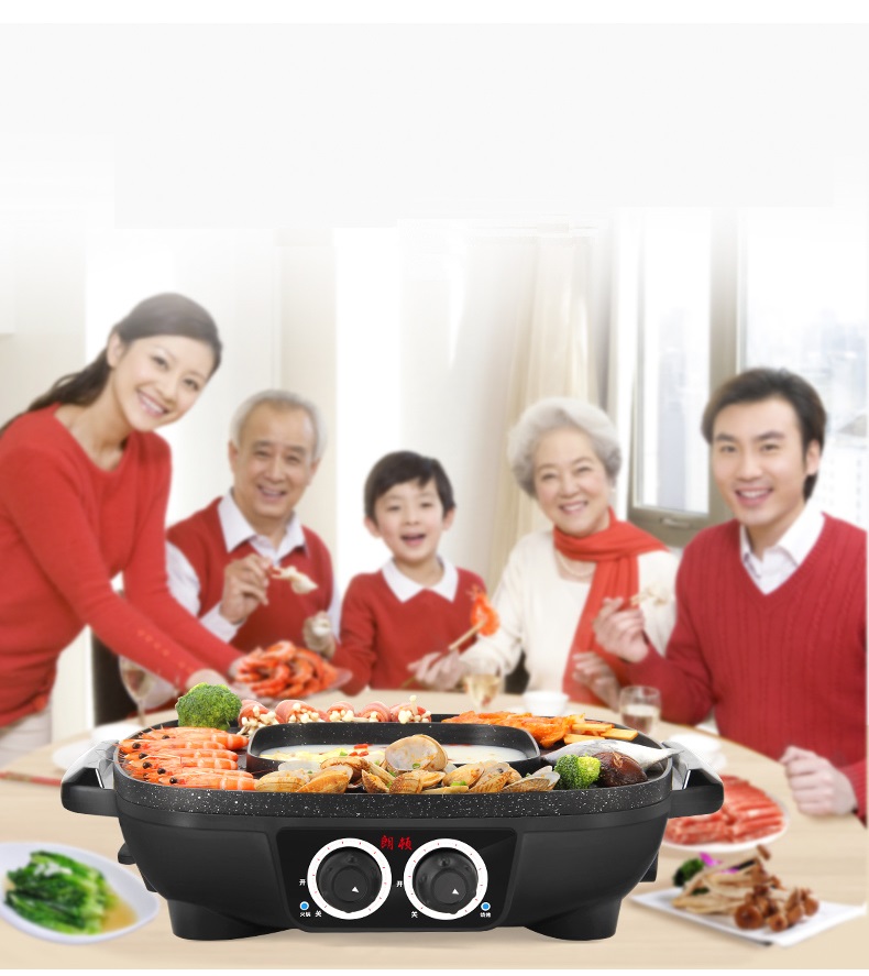 涮烤一体锅一锅搞定快来看看吧,多功能涮烤一体锅菜谱日常菜