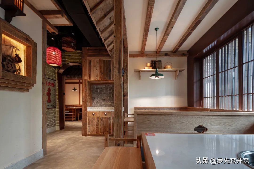 珠海·420㎡麻辣英雄火锅店设计；对传统文化的一种传承