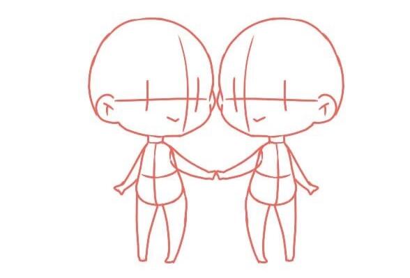 萌哒哒q版人物动态参考,收藏练习吧!