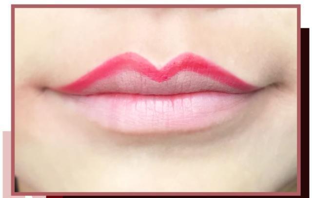 2种口红的画法,唇厚嘴凸出怎么画唇妆适合什么色