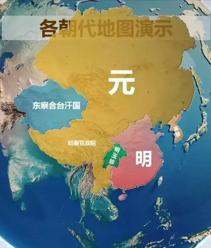 中国古代历朝历代版图到底有多大,中国古代历朝历代疆域变化示意图