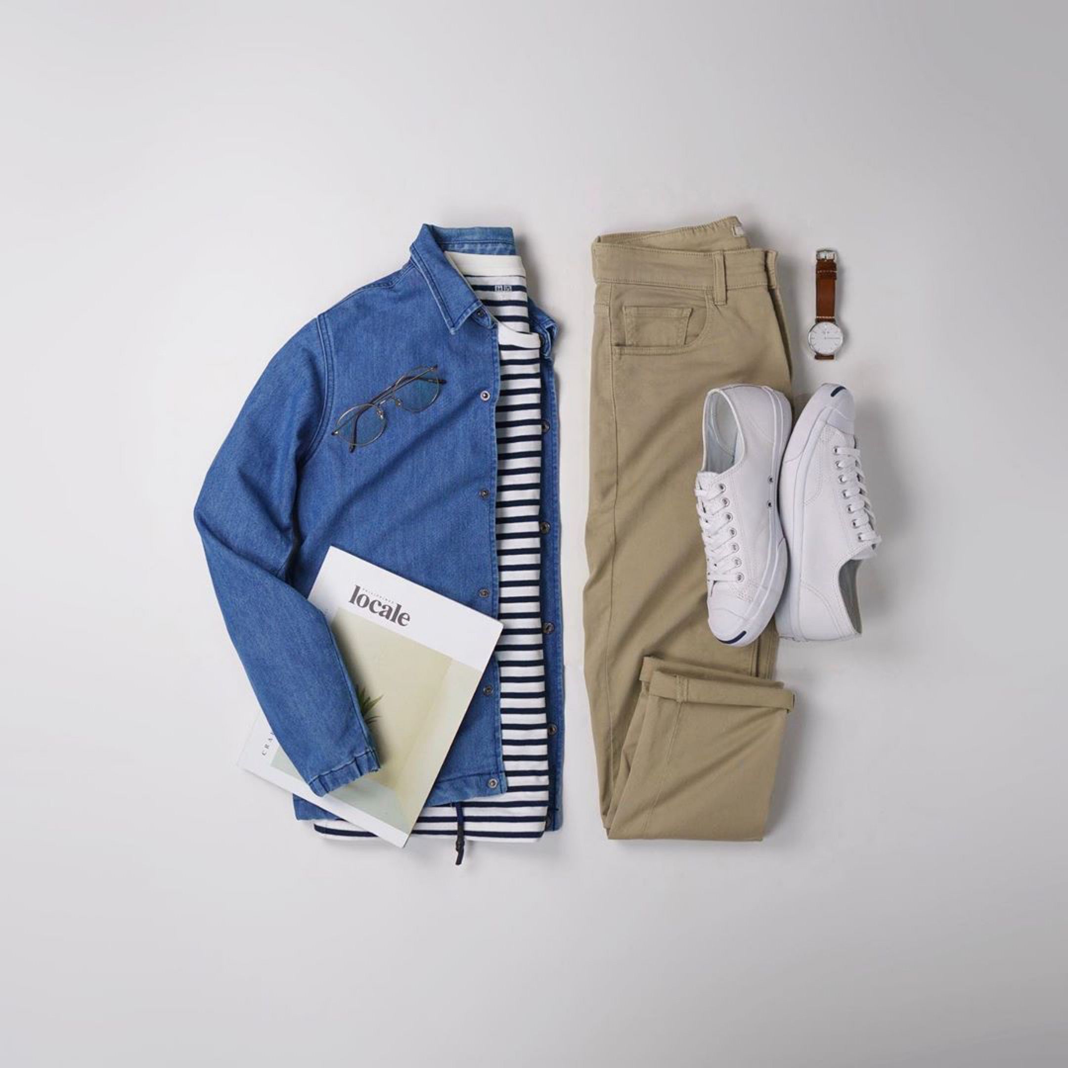 卡其色长裤穿搭,卡其色长裤怎么搭配好看