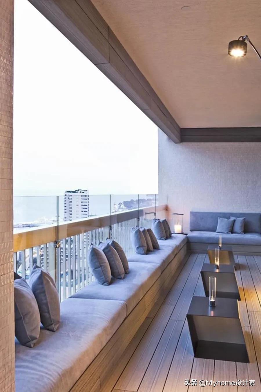 超好看的阳台装修,8米长超长阳台怎么装修好看