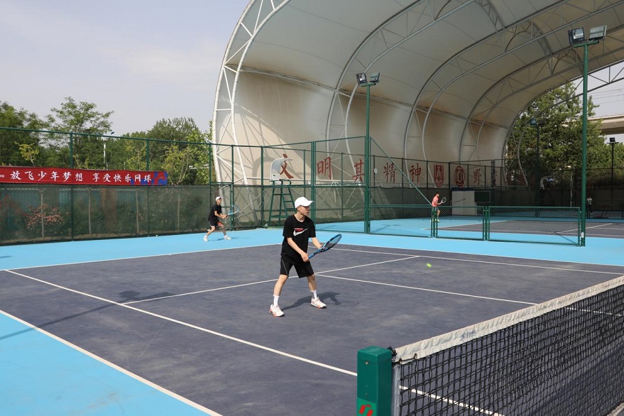 济南大学城实验高中首届“至善杯”中学生网球邀请赛成功举办