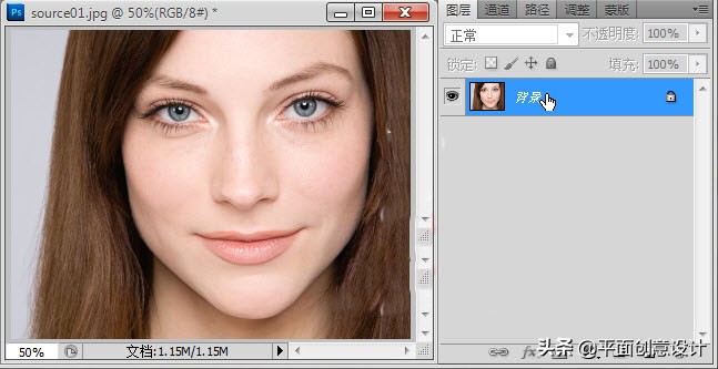 ps人像祛斑磨皮步骤,ps人像磨皮教程与五官调整