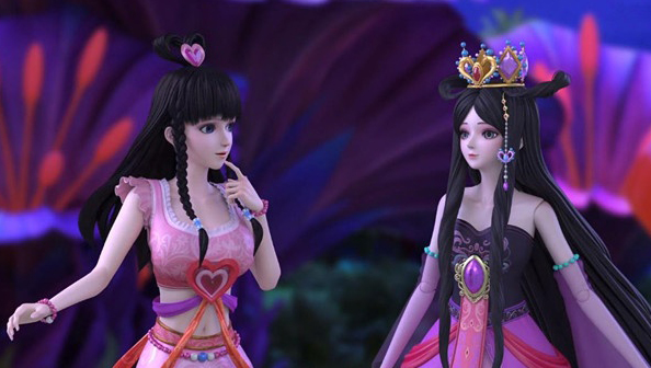 叶罗丽的王默的父母是谁,叶罗丽王默给茉莉梳头