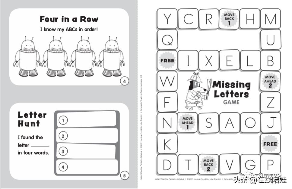 免费*载下**|美国字母练习册InstantPracticeAlphabet