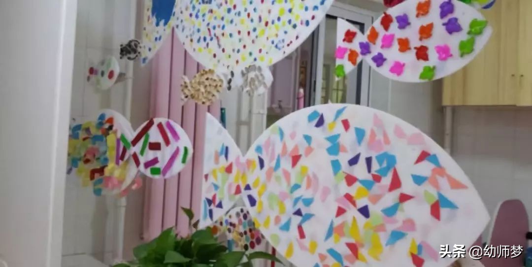 幼儿园手工制品花篮创意环创,幼儿园废旧瓶子手工制作环创