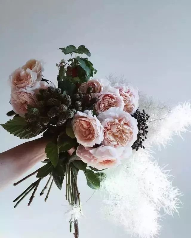 买回来的一束花如何插花,下班路上买一束花然后试着插花