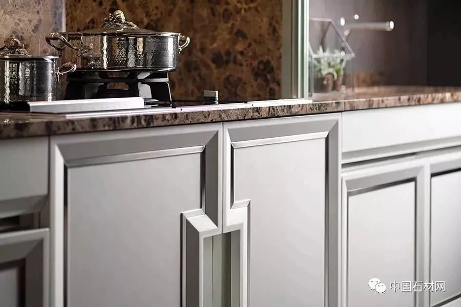 大理石设计厨房,厨房大理石极简风格