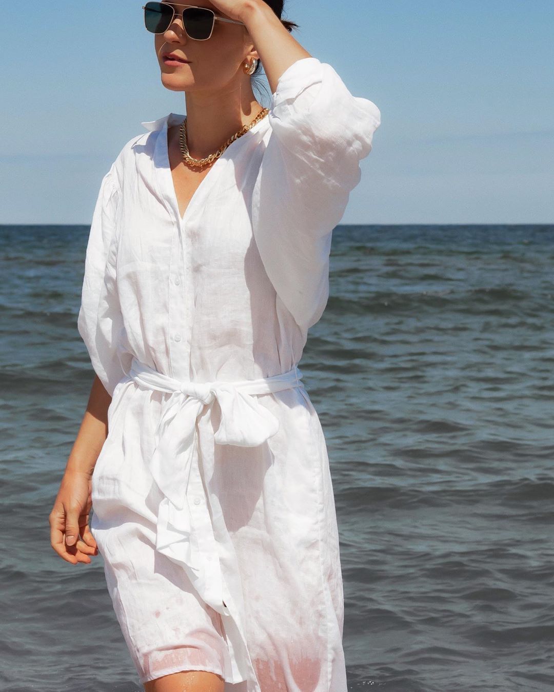 显胖的裙子怎么补救,春秋显白显瘦显高穿搭