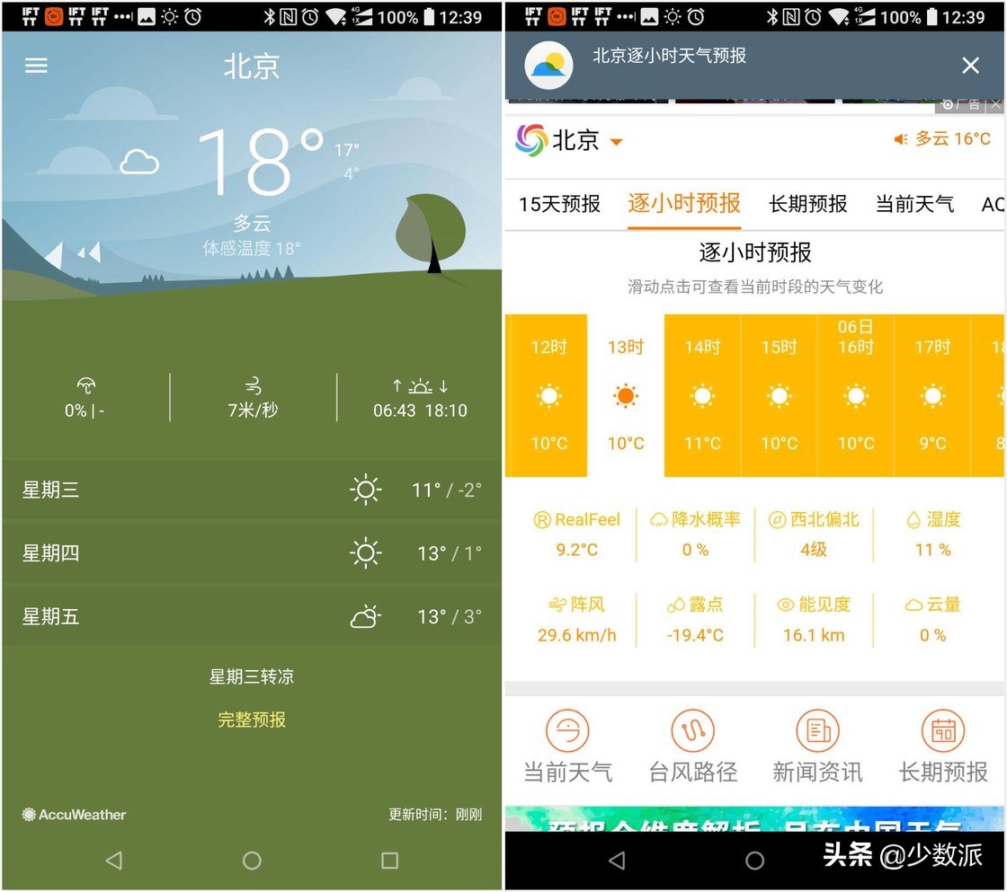 在手机上看天气预报的软件,安卓上面最好用的天气app
