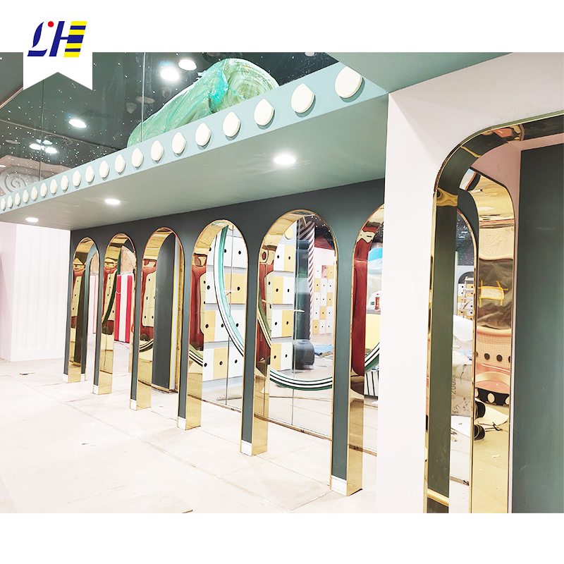 现代时髦装饰材料,不锈钢香槟金门框,人人都夸太有档次了