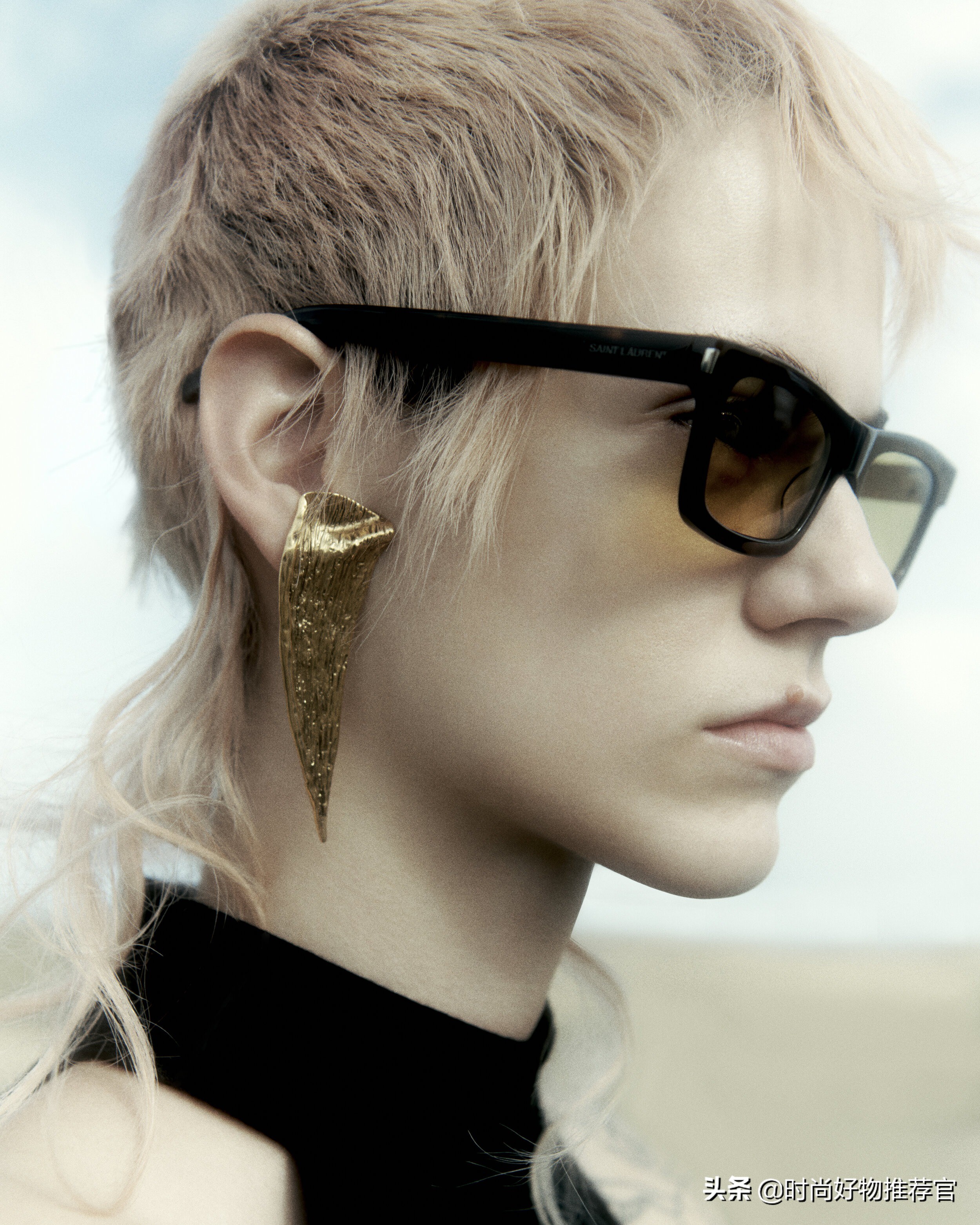 ysl黑色小西装金色logo,ysl心形豹纹复古白色