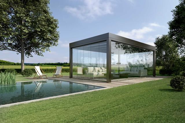 庭院遮风挡雨阳光房,100款阳光房庭院设计