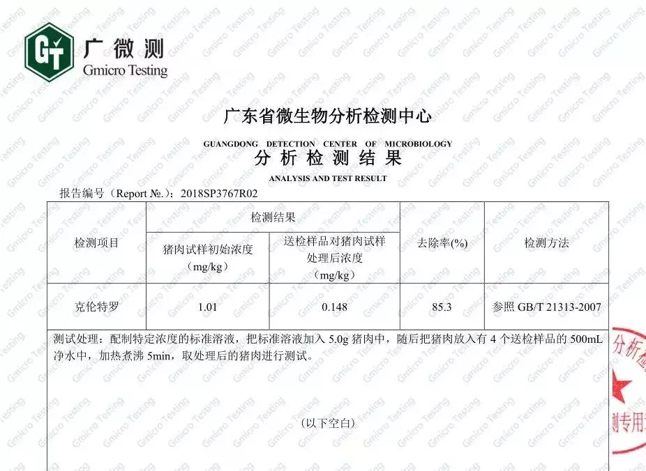 “瘦肉精”屡禁不止,有没有好办法去除瘦肉精