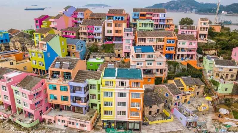 网红彩虹村怎么拍好看,网红彩虹村江门