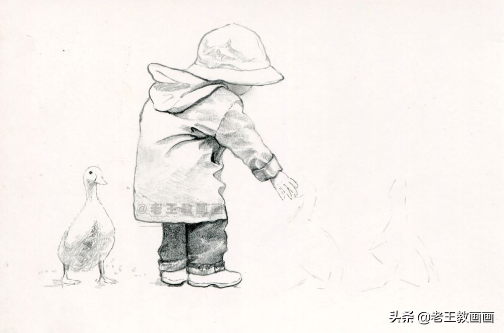 素描初学者静物作品,素描入门零基础教程画人物