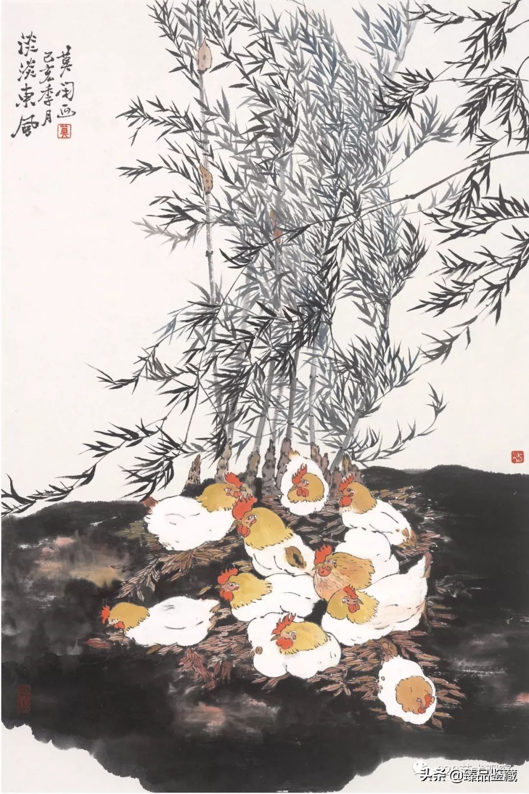 水墨花鸟画及赏析,中国画与西洋画赏析