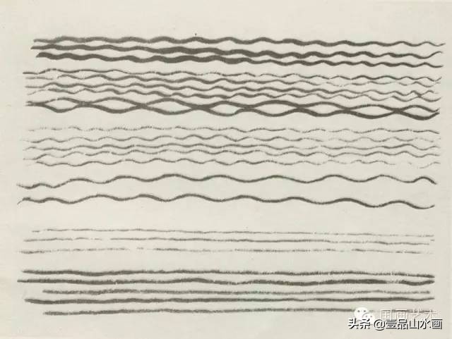 陆俨少画水视频,陆俨少画水