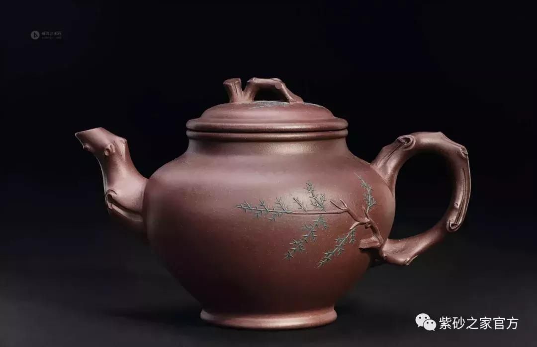 重器官窑瓷器图片大全,古董名家竹形紫砂名壶欣赏