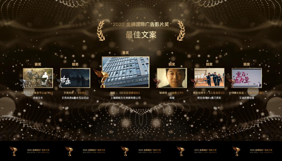 金狮奖广告片完整版,金狮国际广告影片奖名单