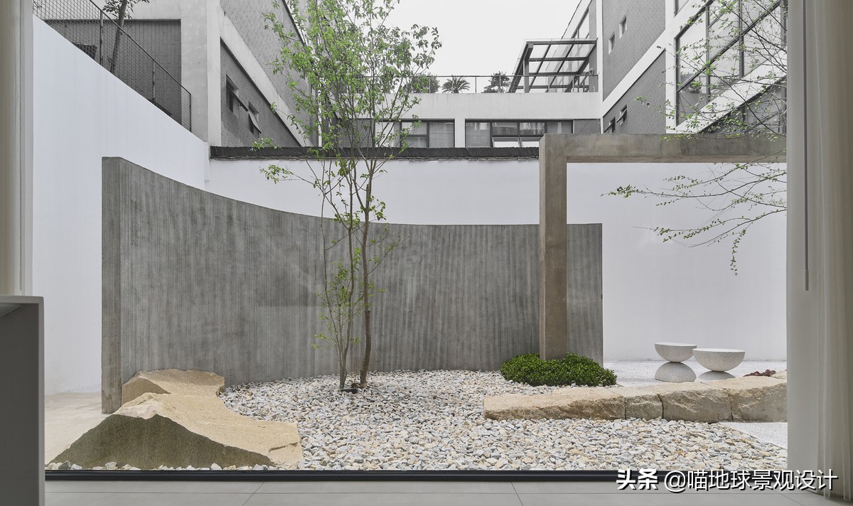 枯山水景观庭院,枯山水禅意小景观中式庭院