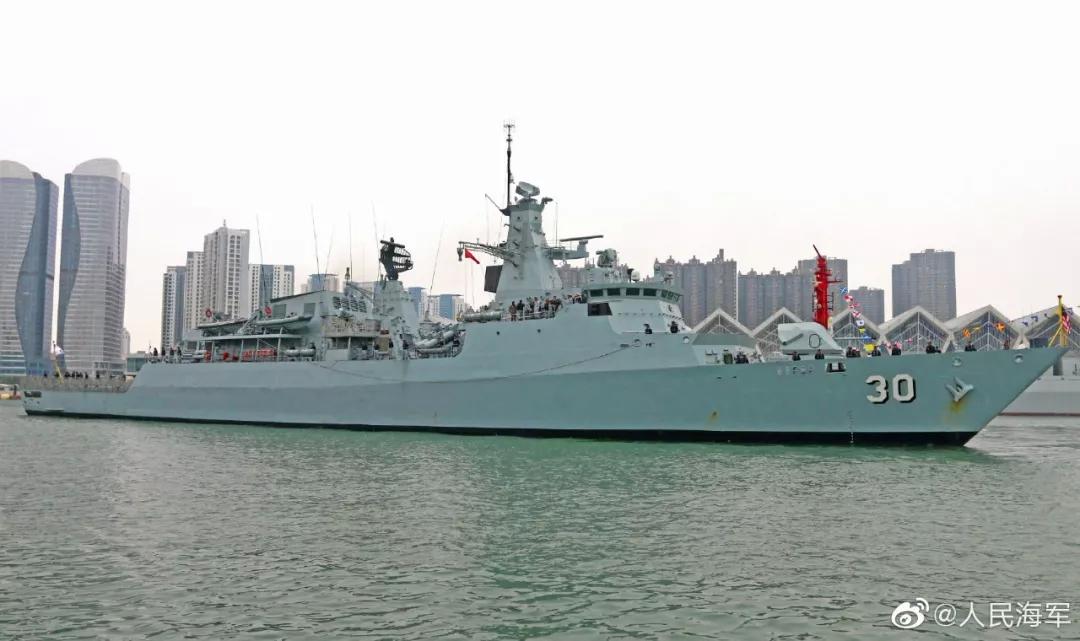 各国舰艇齐聚青岛，阅舰式上各展雄风！