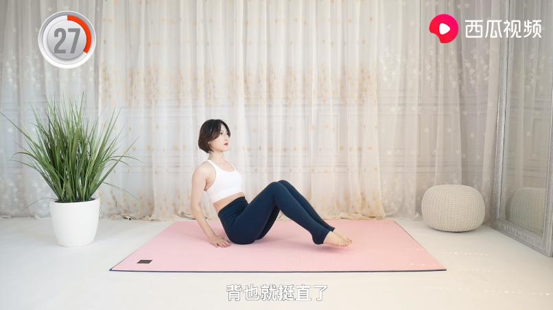 高效瘦下腹运动，每天5分钟，西瓜视频给你一个好身材