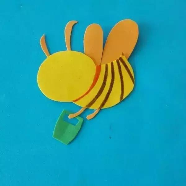 海绵纸手工制作花朵幼儿园,海绵纸创意手工幼儿园动物