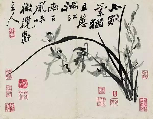 国画兰草题画诗,历代兰画佳作解读