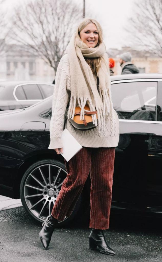 时髦风向标带你重新认识灯芯绒,今年最流行穿搭灯芯绒