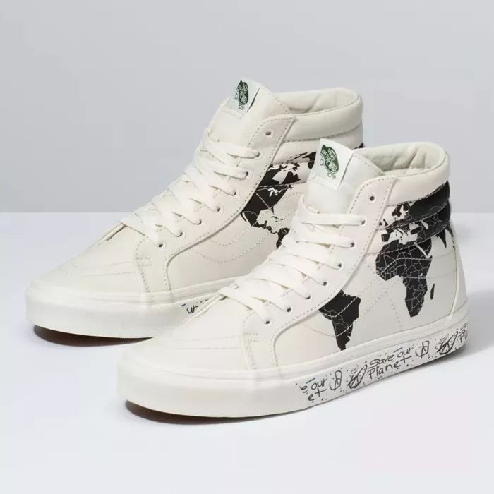 Vans环保联名每款都想要！印满地图